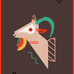 Happy Goat #1790