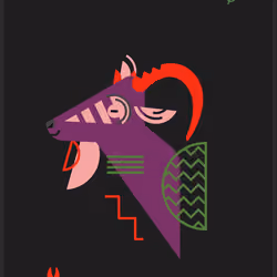 Happy Goat #1770