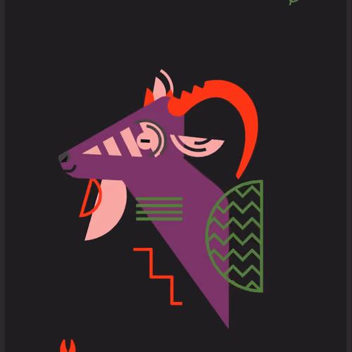 Happy Goat #1770