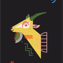 Happy Goat #1867