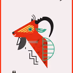 Happy Goat #1077