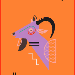 Happy Goat #1664