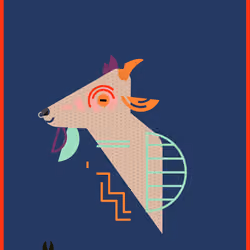 Happy Goat #1899