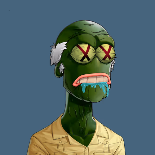 Grandpa Rare Apepe YC #5222
