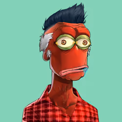 Grandpa Rare Apepe YC #6537