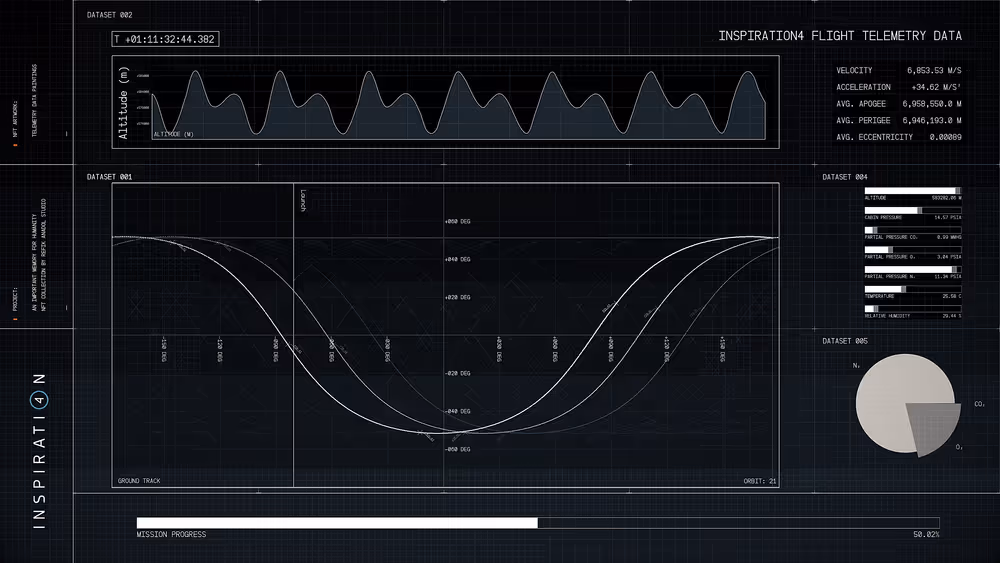 TELEMETRY DATA PAINTING #350