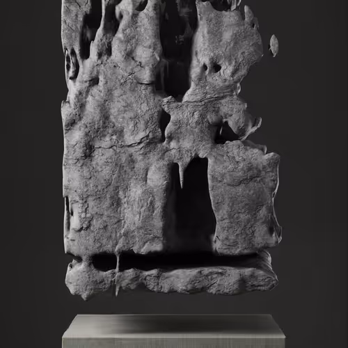 ULTRASOUND DATA SCULPTURES #34