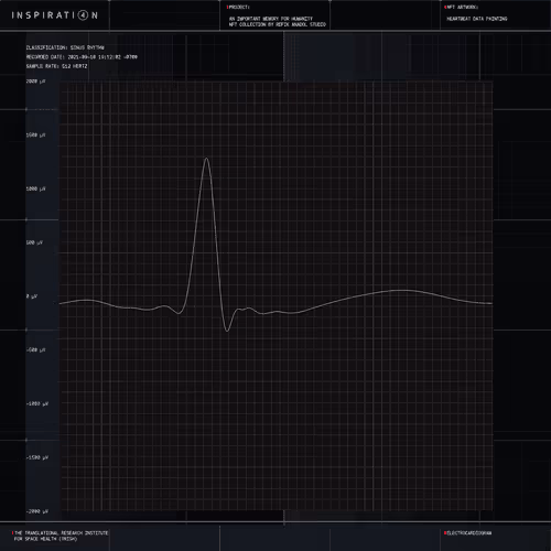 HEARTBEAT DATA PAINTING #1895