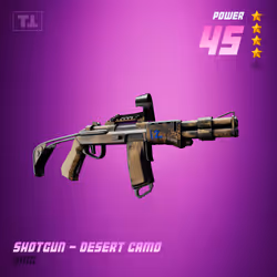 SHOTGUN - DESERT CAMO #1880