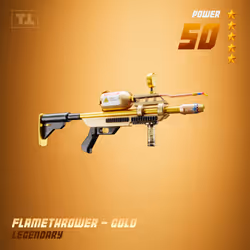 FLAMETHROWER - GOLD #1036