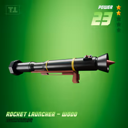 ROCKET LAUNCHER - WOOD #874