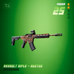 ASSAULT RIFLE - RUSTED #974