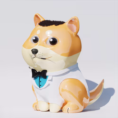 Baby Doge 3d