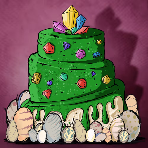 Crudeborne Ingredient Monthday Cake
