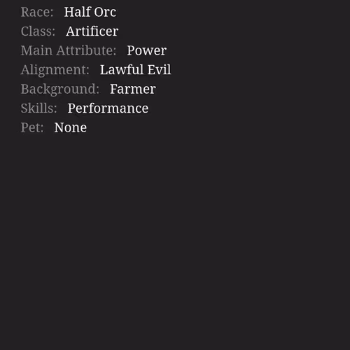 Characters For Games