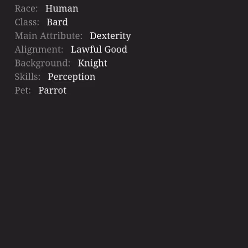 Characters For Games
