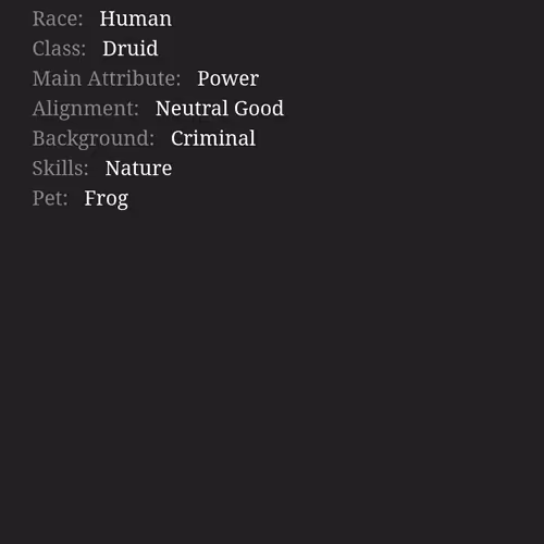 Characters For Games