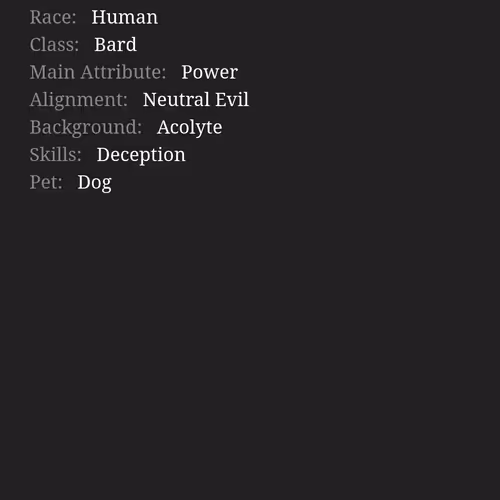 Characters For Games