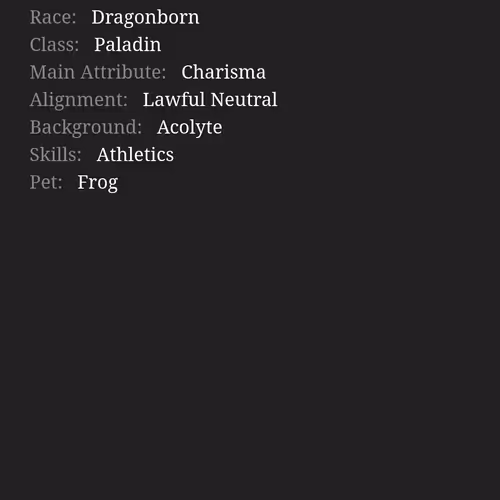 Characters For Games