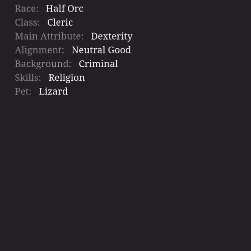 Characters For Games