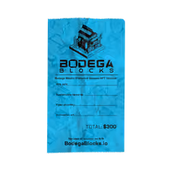 Bodega Blocks Preferred Genesis Private Sale Receipt