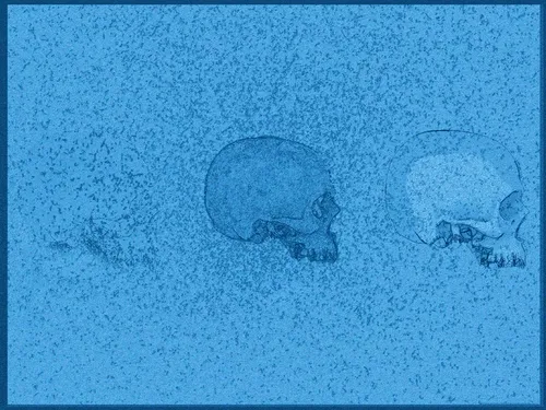 pale blue death (a color study)