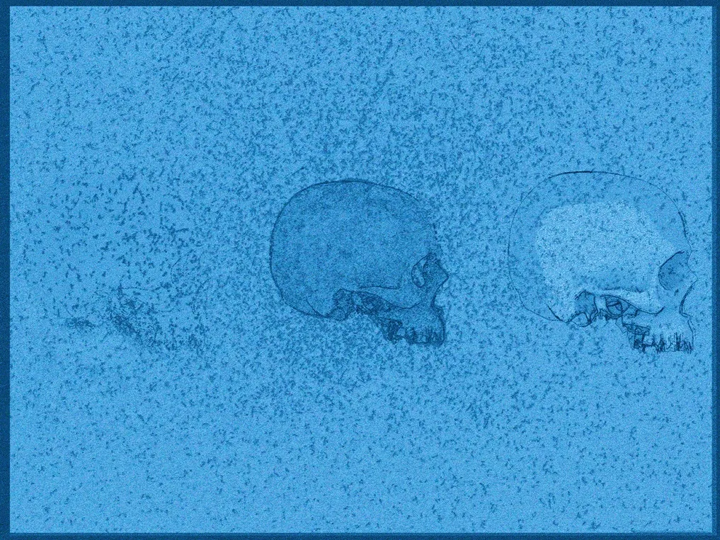 pale blue death (a color study)