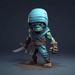 Ninja Zombies #1787