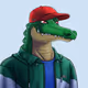6898