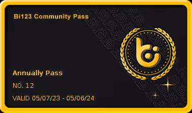 Bi123 Community Pass 1
