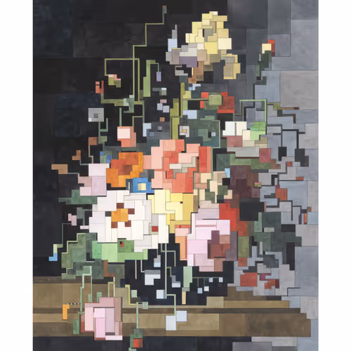 Adam Lister Studio Paintings 1
