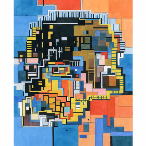 Adam Lister Studio Paintings 1
