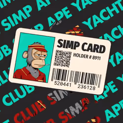 Simp Card #8911