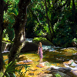 Muse in the river