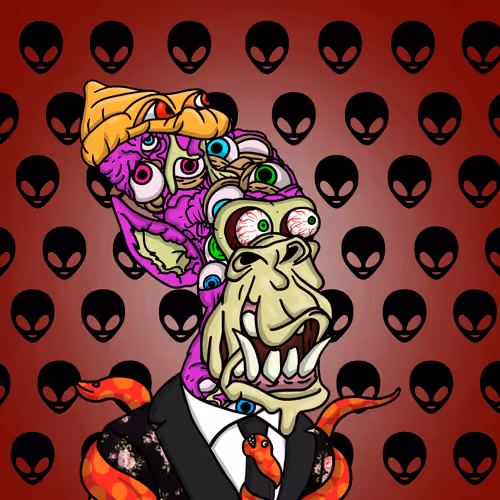 Mutant Alien Ape 7724