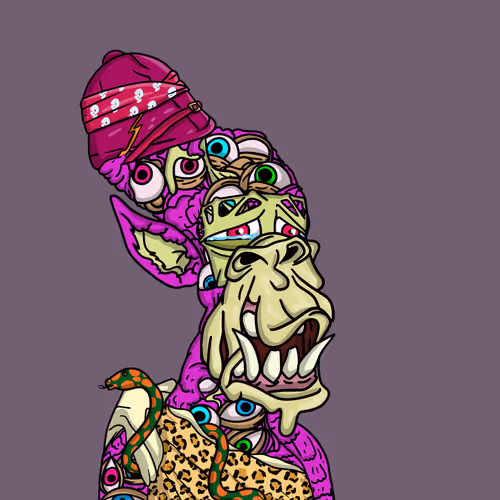 Mutant Alien Ape 597