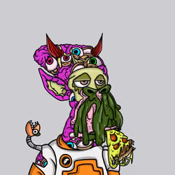 Mutant Alien Ape 1124