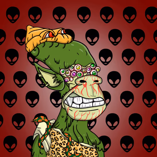Mutant Alien Ape 2345