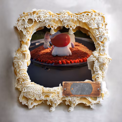 Shining And Fantastic Sugar Lace Doc Pep Mangosteen Cornmeal Cake