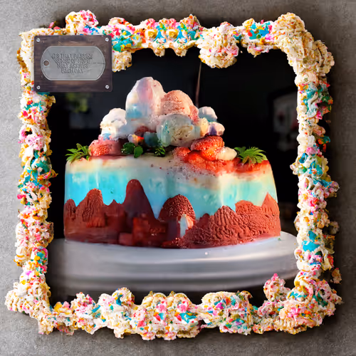 Passing Sense Of Hope Fairy Sprinkle Defrost Di Cha Cake