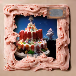 Looking For Refreshing Strawberry Buttercream Vanilla Cherry Candle Stump Cake