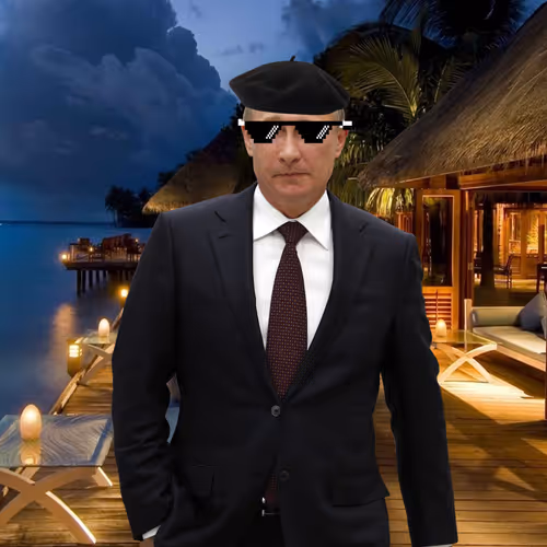 Putin Digital Trading Card
