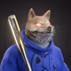 6823