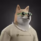 6734