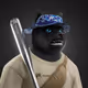 6863