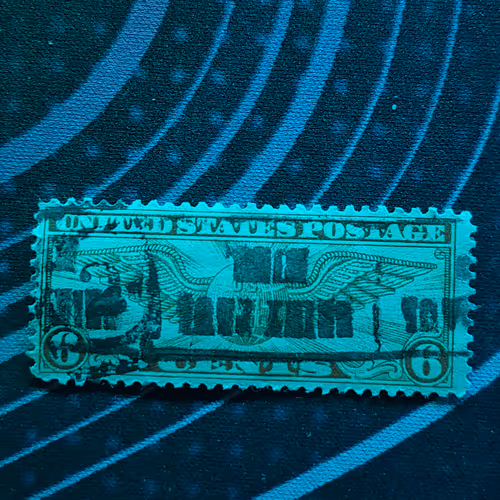 Winged Globe 6 cent 