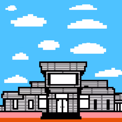 8 Bit Graffiti Mansions