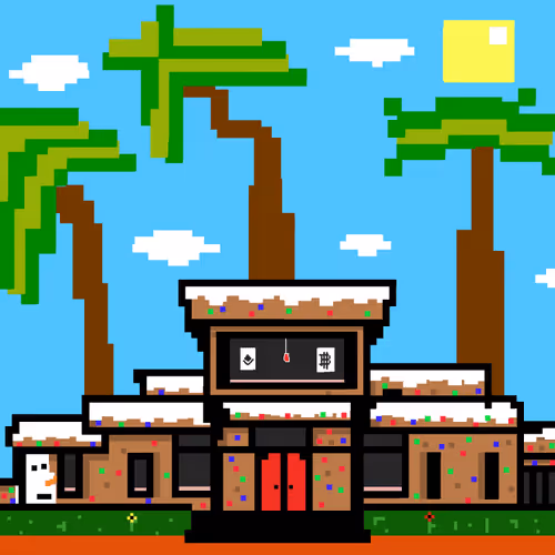 8 Bit Graffiti Mansions