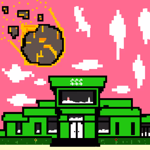 8 Bit Graffiti Mansions