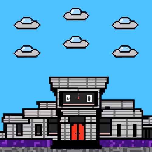 8 Bit Graffiti Mansions